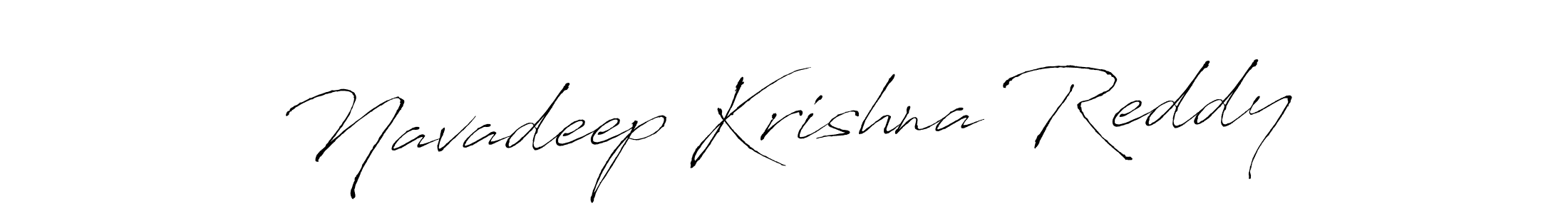 The best way (Antro_Vectra) to make a short signature is to pick only two or three words in your name. The name Navadeep Krishna Reddy include a total of six letters. For converting this name. Navadeep Krishna Reddy signature style 6 images and pictures png