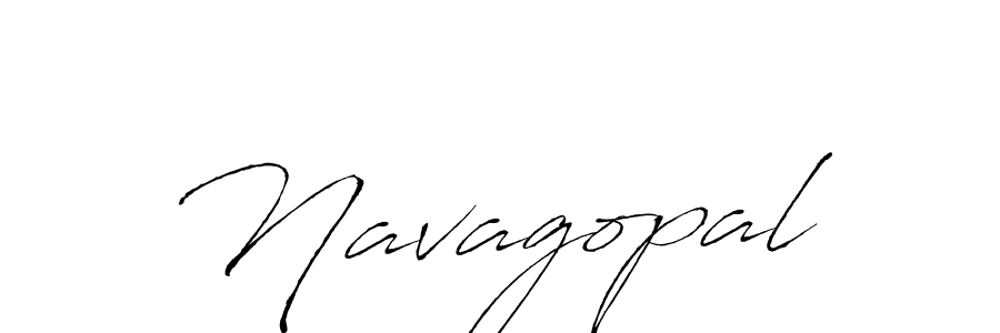 Create a beautiful signature design for name Navagopal. With this signature (Antro_Vectra) fonts, you can make a handwritten signature for free. Navagopal signature style 6 images and pictures png