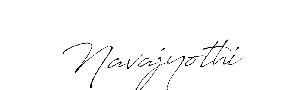 Make a beautiful signature design for name Navajyothi. With this signature (Antro_Vectra) style, you can create a handwritten signature for free. Navajyothi signature style 6 images and pictures png