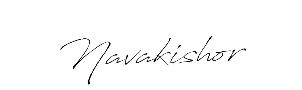 Use a signature maker to create a handwritten signature online. With this signature software, you can design (Antro_Vectra) your own signature for name Navakishor. Navakishor signature style 6 images and pictures png