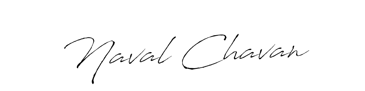 Make a beautiful signature design for name Naval Chavan. With this signature (Antro_Vectra) style, you can create a handwritten signature for free. Naval Chavan signature style 6 images and pictures png