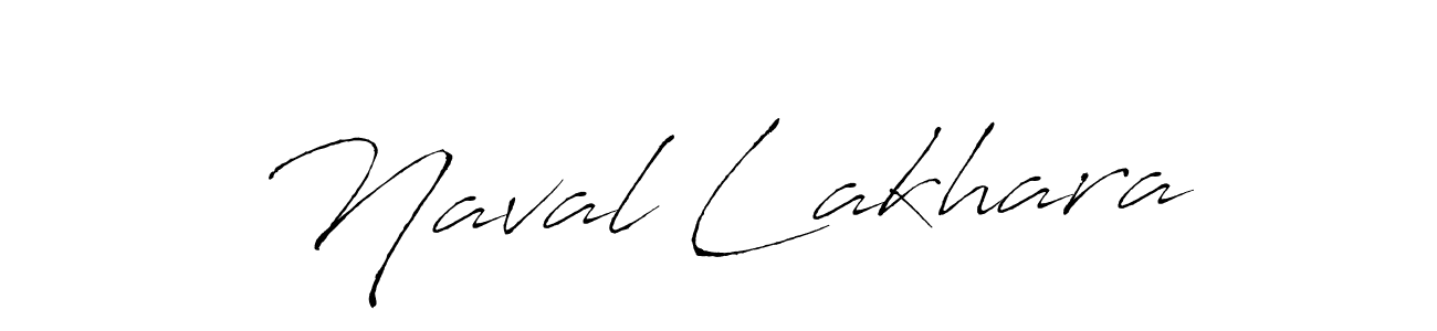 Make a beautiful signature design for name Naval Lakhara. With this signature (Antro_Vectra) style, you can create a handwritten signature for free. Naval Lakhara signature style 6 images and pictures png