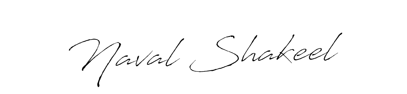 Design your own signature with our free online signature maker. With this signature software, you can create a handwritten (Antro_Vectra) signature for name Naval Shakeel. Naval Shakeel signature style 6 images and pictures png