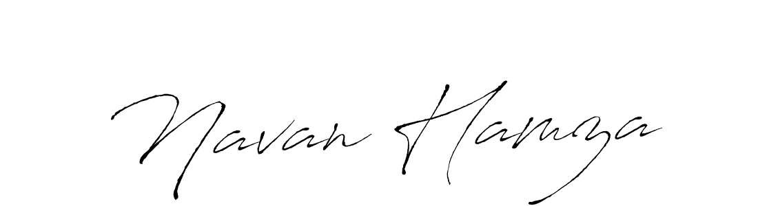 How to make Navan Hamza signature? Antro_Vectra is a professional autograph style. Create handwritten signature for Navan Hamza name. Navan Hamza signature style 6 images and pictures png