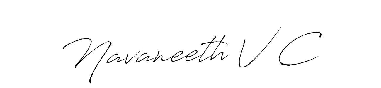 Similarly Antro_Vectra is the best handwritten signature design. Signature creator online .You can use it as an online autograph creator for name Navaneeth V C. Navaneeth V C signature style 6 images and pictures png