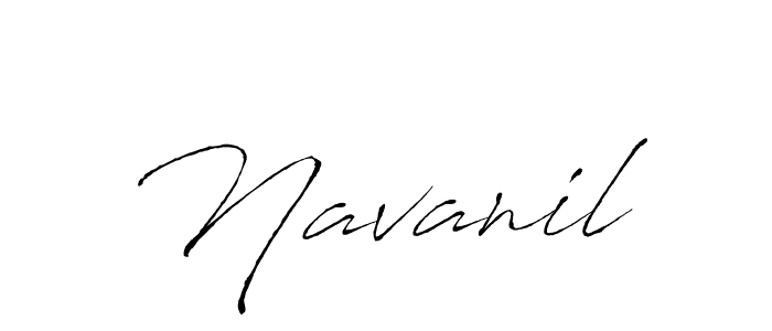 Design your own signature with our free online signature maker. With this signature software, you can create a handwritten (Antro_Vectra) signature for name Navanil. Navanil signature style 6 images and pictures png
