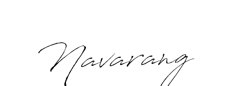 Use a signature maker to create a handwritten signature online. With this signature software, you can design (Antro_Vectra) your own signature for name Navarang. Navarang signature style 6 images and pictures png