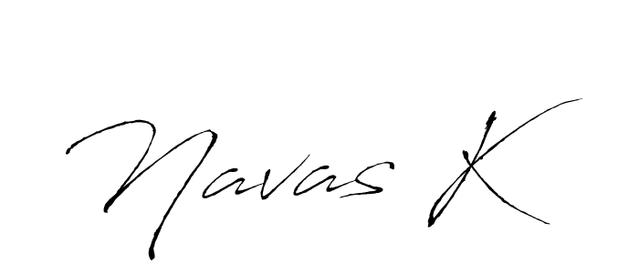 Similarly Antro_Vectra is the best handwritten signature design. Signature creator online .You can use it as an online autograph creator for name Navas K. Navas K signature style 6 images and pictures png