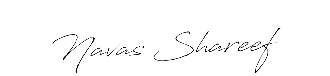 Also You can easily find your signature by using the search form. We will create Navas Shareef name handwritten signature images for you free of cost using Antro_Vectra sign style. Navas Shareef signature style 6 images and pictures png