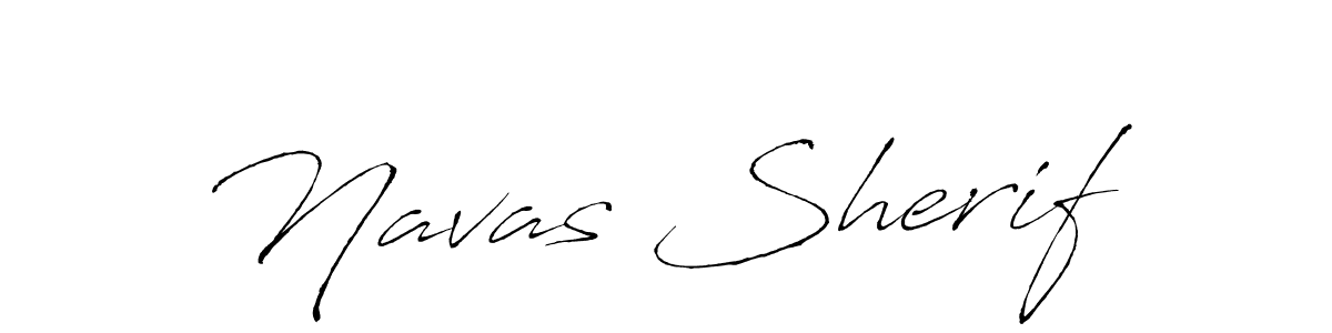 The best way (Antro_Vectra) to make a short signature is to pick only two or three words in your name. The name Navas Sherif include a total of six letters. For converting this name. Navas Sherif signature style 6 images and pictures png