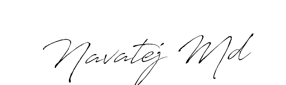 How to make Navatej Md signature? Antro_Vectra is a professional autograph style. Create handwritten signature for Navatej Md name. Navatej Md signature style 6 images and pictures png