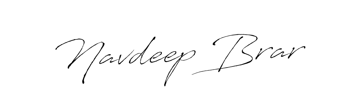 How to make Navdeep Brar signature? Antro_Vectra is a professional autograph style. Create handwritten signature for Navdeep Brar name. Navdeep Brar signature style 6 images and pictures png