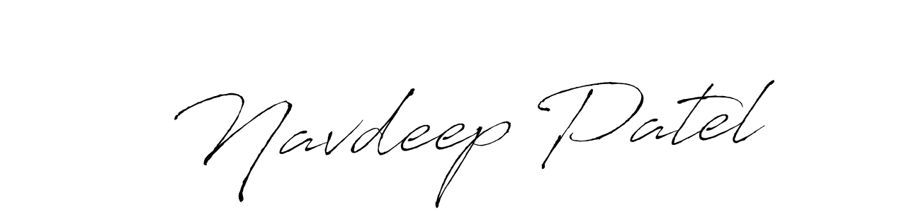 Create a beautiful signature design for name Navdeep Patel. With this signature (Antro_Vectra) fonts, you can make a handwritten signature for free. Navdeep Patel signature style 6 images and pictures png