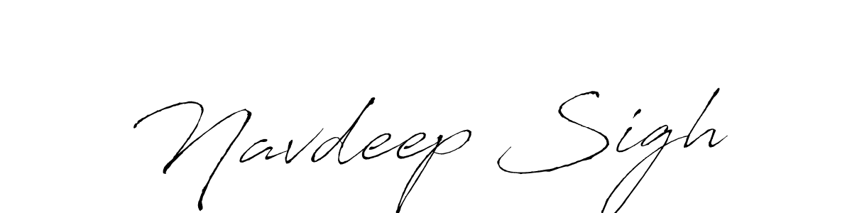 Navdeep Sigh stylish signature style. Best Handwritten Sign (Antro_Vectra) for my name. Handwritten Signature Collection Ideas for my name Navdeep Sigh. Navdeep Sigh signature style 6 images and pictures png