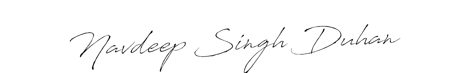 Design your own signature with our free online signature maker. With this signature software, you can create a handwritten (Antro_Vectra) signature for name Navdeep Singh Duhan. Navdeep Singh Duhan signature style 6 images and pictures png