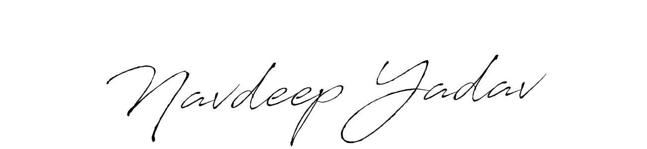 Navdeep Yadav stylish signature style. Best Handwritten Sign (Antro_Vectra) for my name. Handwritten Signature Collection Ideas for my name Navdeep Yadav. Navdeep Yadav signature style 6 images and pictures png