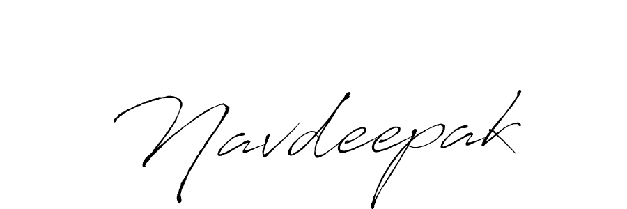 Navdeepak stylish signature style. Best Handwritten Sign (Antro_Vectra) for my name. Handwritten Signature Collection Ideas for my name Navdeepak. Navdeepak signature style 6 images and pictures png