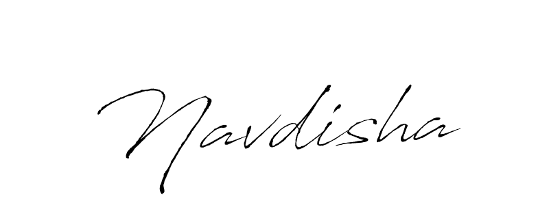 Create a beautiful signature design for name Navdisha. With this signature (Antro_Vectra) fonts, you can make a handwritten signature for free. Navdisha signature style 6 images and pictures png