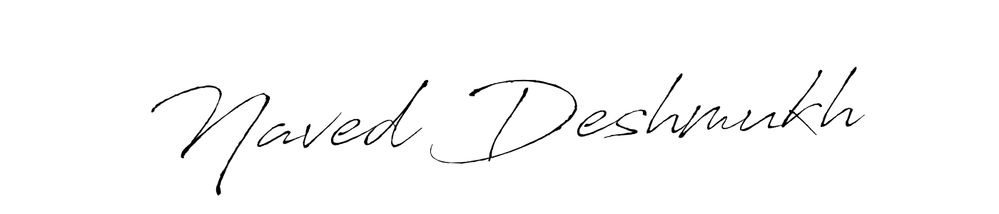 Naved Deshmukh stylish signature style. Best Handwritten Sign (Antro_Vectra) for my name. Handwritten Signature Collection Ideas for my name Naved Deshmukh. Naved Deshmukh signature style 6 images and pictures png