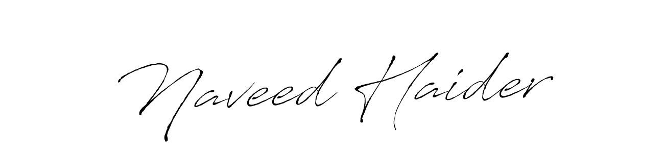 How to make Naveed Haider signature? Antro_Vectra is a professional autograph style. Create handwritten signature for Naveed Haider name. Naveed Haider signature style 6 images and pictures png