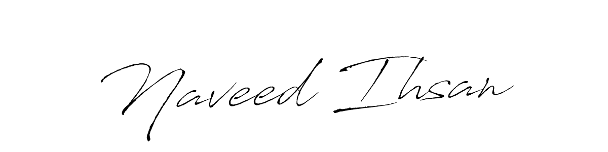 Naveed Ihsan stylish signature style. Best Handwritten Sign (Antro_Vectra) for my name. Handwritten Signature Collection Ideas for my name Naveed Ihsan. Naveed Ihsan signature style 6 images and pictures png