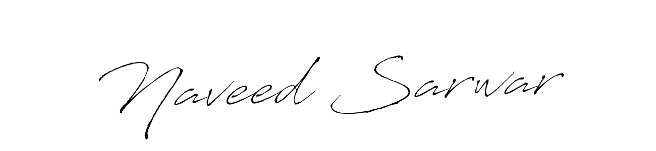 Use a signature maker to create a handwritten signature online. With this signature software, you can design (Antro_Vectra) your own signature for name Naveed Sarwar. Naveed Sarwar signature style 6 images and pictures png