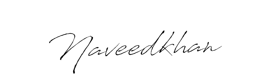 Design your own signature with our free online signature maker. With this signature software, you can create a handwritten (Antro_Vectra) signature for name Naveedkhan. Naveedkhan signature style 6 images and pictures png