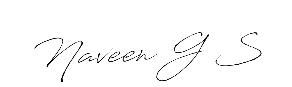 Similarly Antro_Vectra is the best handwritten signature design. Signature creator online .You can use it as an online autograph creator for name Naveen G S. Naveen G S signature style 6 images and pictures png