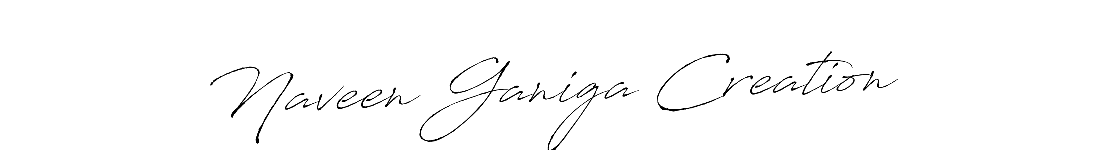 The best way (Antro_Vectra) to make a short signature is to pick only two or three words in your name. The name Naveen Ganiga Creation include a total of six letters. For converting this name. Naveen Ganiga Creation signature style 6 images and pictures png