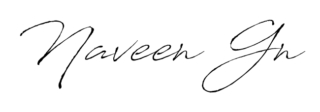 Create an unforgettable impression when signing with Naveen Gn name styled in Antro_Vectra typography. 100% free online generator. Naveen Gn signature style 6 images and pictures png