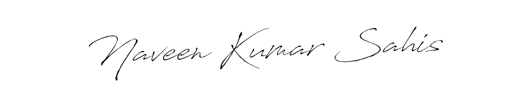 The best way (Antro_Vectra) to make a short signature is to pick only two or three words in your name. The name Naveen Kumar Sahis include a total of six letters. For converting this name. Naveen Kumar Sahis signature style 6 images and pictures png