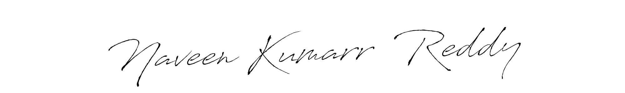 Create a beautiful signature design for name Naveen Kumarr  Reddy. With this signature (Antro_Vectra) fonts, you can make a handwritten signature for free. Naveen Kumarr  Reddy signature style 6 images and pictures png