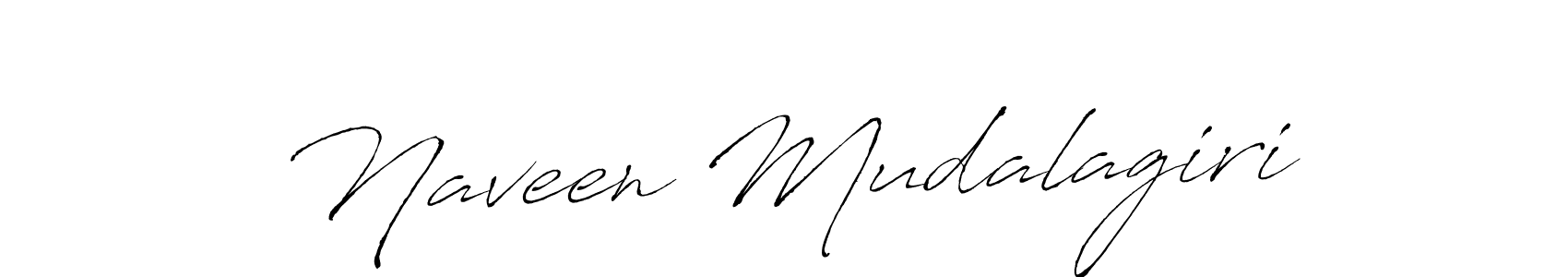 Create a beautiful signature design for name Naveen Mudalagiri. With this signature (Antro_Vectra) fonts, you can make a handwritten signature for free. Naveen Mudalagiri signature style 6 images and pictures png