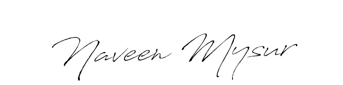 Antro_Vectra is a professional signature style that is perfect for those who want to add a touch of class to their signature. It is also a great choice for those who want to make their signature more unique. Get Naveen Mysur name to fancy signature for free. Naveen Mysur signature style 6 images and pictures png