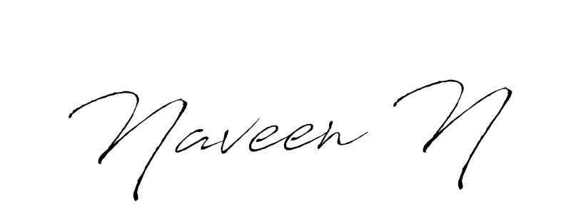 Also we have Naveen N name is the best signature style. Create professional handwritten signature collection using Antro_Vectra autograph style. Naveen N signature style 6 images and pictures png