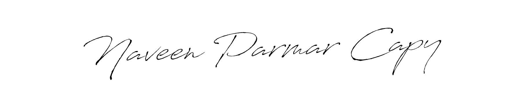 Make a beautiful signature design for name Naveen Parmar Capy. With this signature (Antro_Vectra) style, you can create a handwritten signature for free. Naveen Parmar Capy signature style 6 images and pictures png