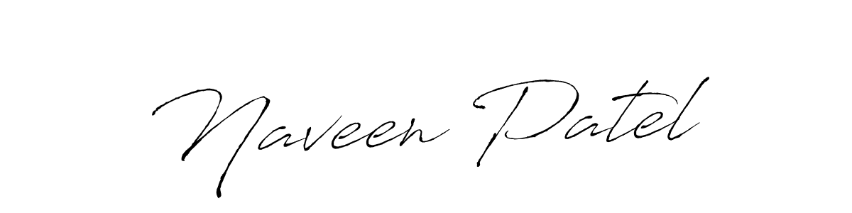 Make a beautiful signature design for name Naveen Patel. With this signature (Antro_Vectra) style, you can create a handwritten signature for free. Naveen Patel signature style 6 images and pictures png