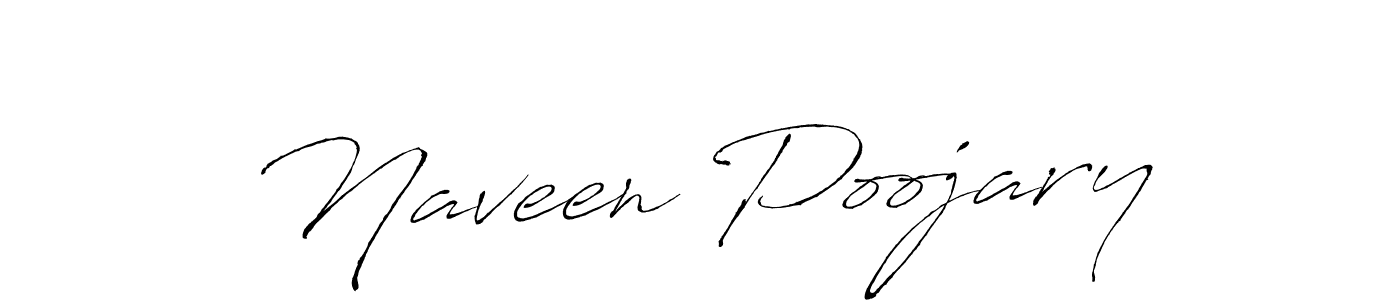 How to make Naveen Poojary signature? Antro_Vectra is a professional autograph style. Create handwritten signature for Naveen Poojary name. Naveen Poojary signature style 6 images and pictures png