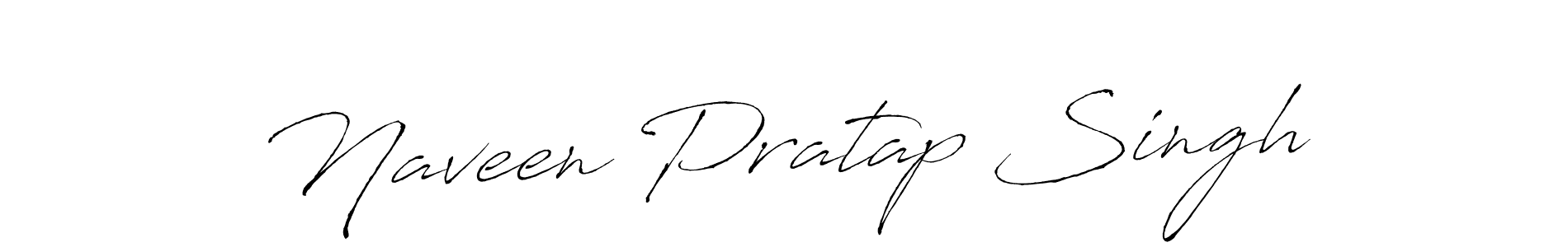 How to make Naveen Pratap Singh name signature. Use Antro_Vectra style for creating short signs online. This is the latest handwritten sign. Naveen Pratap Singh signature style 6 images and pictures png