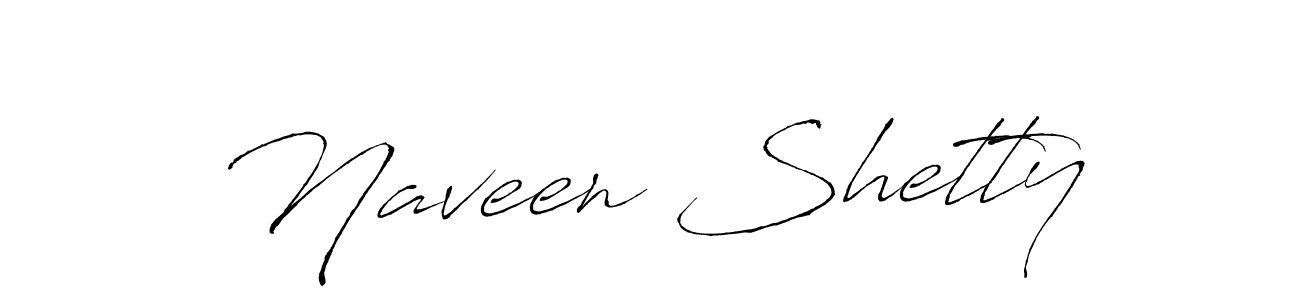 Make a beautiful signature design for name Naveen Shetty. With this signature (Antro_Vectra) style, you can create a handwritten signature for free. Naveen Shetty signature style 6 images and pictures png