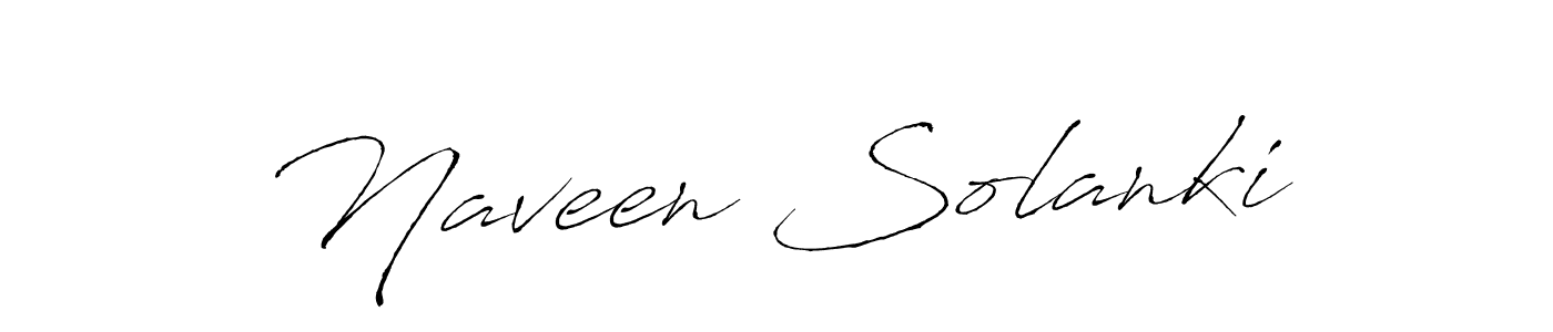 How to make Naveen Solanki name signature. Use Antro_Vectra style for creating short signs online. This is the latest handwritten sign. Naveen Solanki signature style 6 images and pictures png