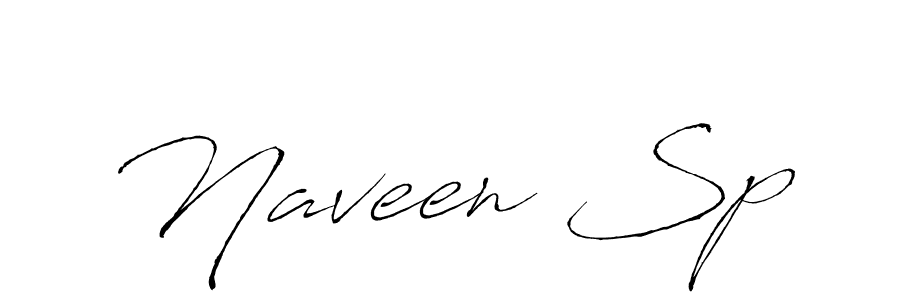 How to make Naveen Sp signature? Antro_Vectra is a professional autograph style. Create handwritten signature for Naveen Sp name. Naveen Sp signature style 6 images and pictures png