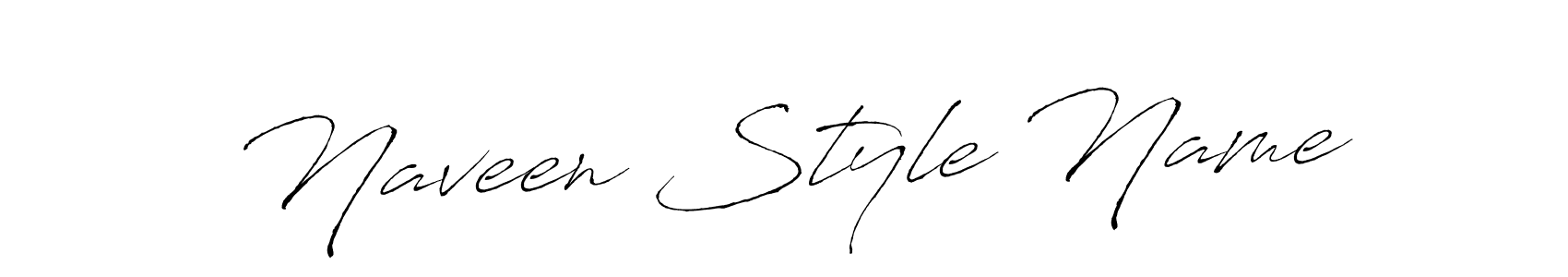 Create a beautiful signature design for name Naveen Style Name. With this signature (Antro_Vectra) fonts, you can make a handwritten signature for free. Naveen Style Name signature style 6 images and pictures png