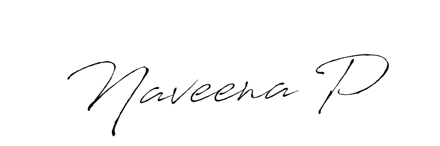Naveena P stylish signature style. Best Handwritten Sign (Antro_Vectra) for my name. Handwritten Signature Collection Ideas for my name Naveena P. Naveena P signature style 6 images and pictures png