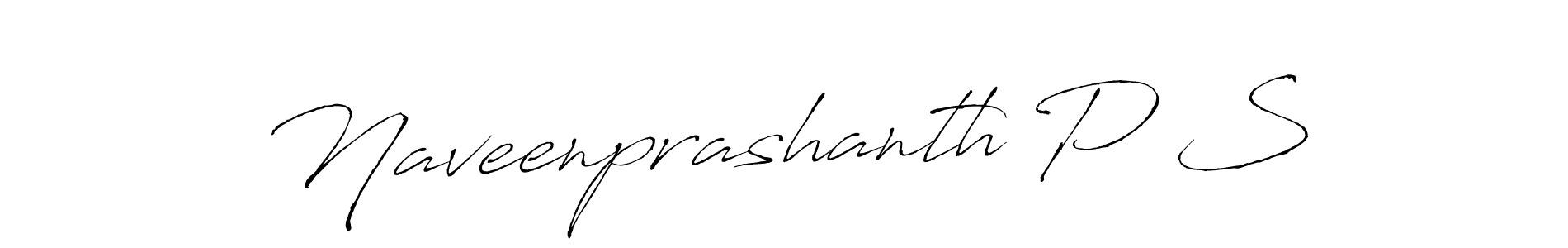 This is the best signature style for the Naveenprashanth P S name. Also you like these signature font (Antro_Vectra). Mix name signature. Naveenprashanth P S signature style 6 images and pictures png