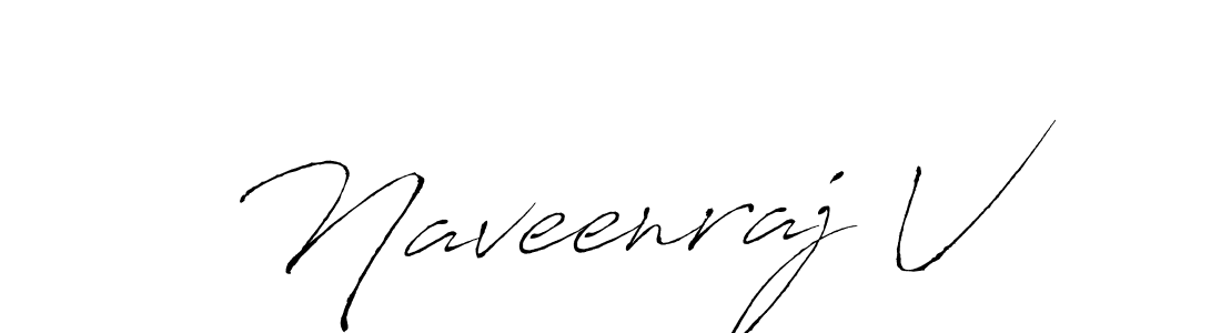 Similarly Antro_Vectra is the best handwritten signature design. Signature creator online .You can use it as an online autograph creator for name Naveenraj V. Naveenraj V signature style 6 images and pictures png