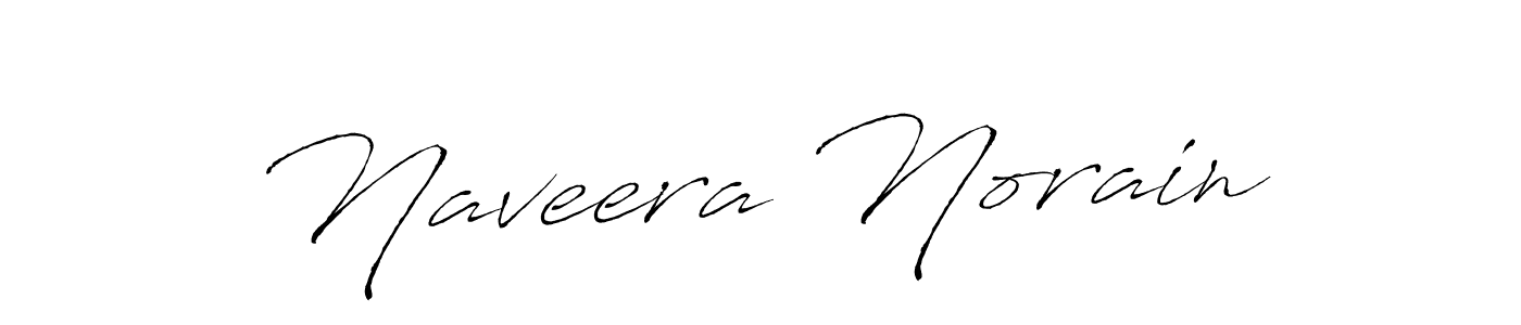 The best way (Antro_Vectra) to make a short signature is to pick only two or three words in your name. The name Naveera Norain include a total of six letters. For converting this name. Naveera Norain signature style 6 images and pictures png
