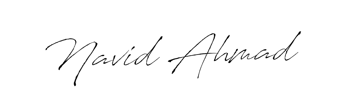 Similarly Antro_Vectra is the best handwritten signature design. Signature creator online .You can use it as an online autograph creator for name Navid Ahmad. Navid Ahmad signature style 6 images and pictures png