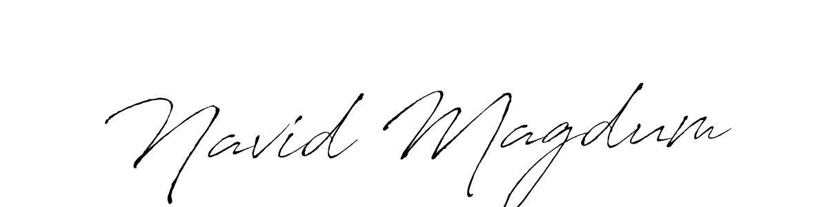 if you are searching for the best signature style for your name Navid Magdum. so please give up your signature search. here we have designed multiple signature styles  using Antro_Vectra. Navid Magdum signature style 6 images and pictures png