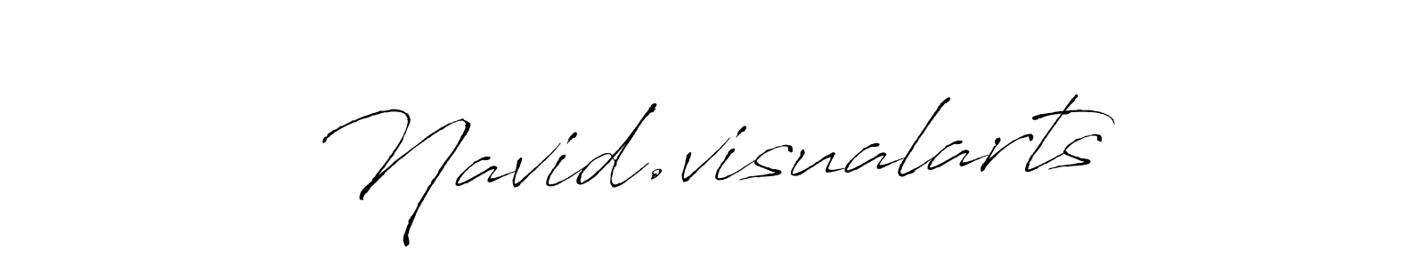 Design your own signature with our free online signature maker. With this signature software, you can create a handwritten (Antro_Vectra) signature for name Navid.visualarts. Navid.visualarts signature style 6 images and pictures png